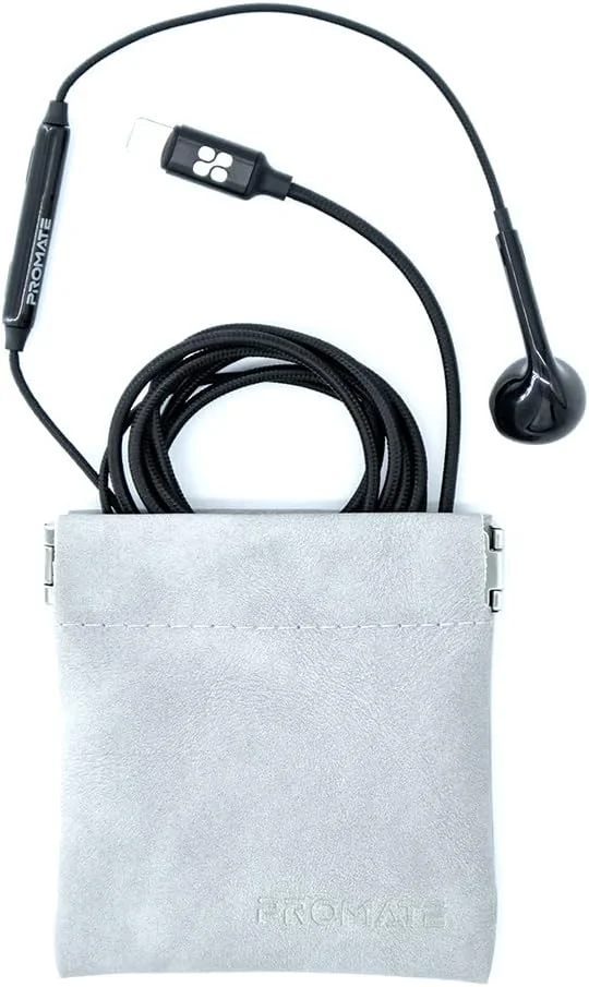 هندزفری تک گوش داخل گوشی Promate MFI با کانکتور لایتنینگ | MonoPod-LT.Black برای آیفون 12، 13 و 14 هندزفری تک گوش داخل گوشی Promate MFI با کانکتور لایتنینگ | MonoPod-LT.Black برای آیفون 12، 13 و 14