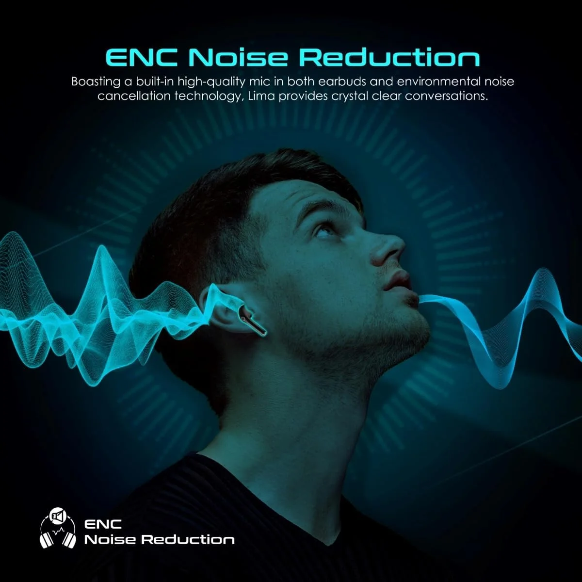 هدفون بیسیم پرومیت، هدفون بلوتوثی داخل گوشی نسخه 5.3، کاهش نویز ENC، 30 ساعت پخش، کنترل لمسی هوشمند و جعبه شارژ 300 میلی آمپر ساعتی، LIMA مشکی هدفون بیسیم پرومیت، هدفون بلوتوثی داخل گوشی نسخه 5.3، کاهش نویز ENC، 30 ساعت پخش، کنترل لمسی هوشمند و جعبه شارژ 300 میلی آمپر ساعتی، LIMA مشکی