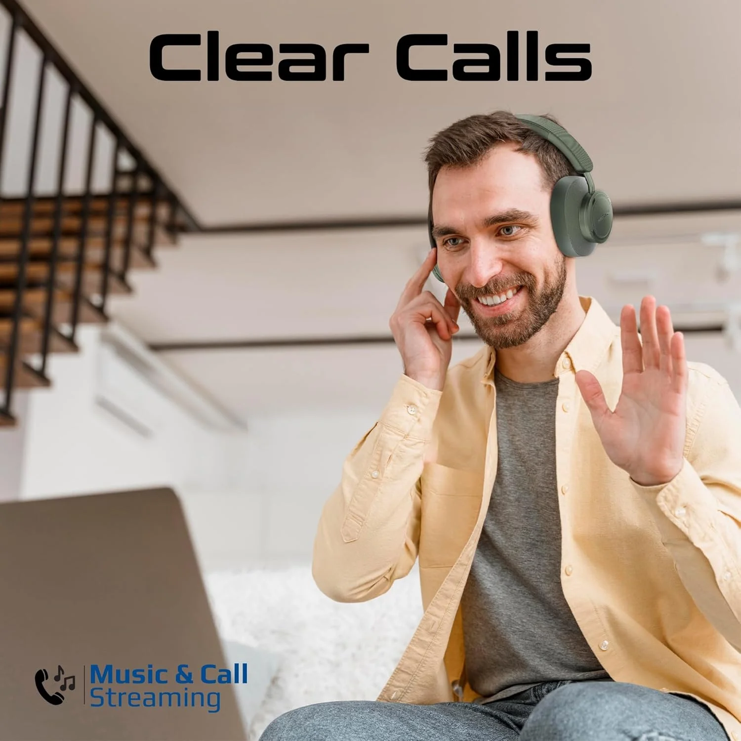 هدفون بیسیم روگوشی Promate با کیفیت صدای عالی، 12 ساعت پخش مداوم، وضوح صدای فوقالعاده، حالتهای سیمی و بیسیم، پدهای گوشی نرم و هدبند قابل تنظیم - سبز هدفون بیسیم روگوشی Promate با کیفیت صدای عالی، 12 ساعت پخش مداوم، وضوح صدای فوقالعاده، حالتهای سیمی و بیسیم، پدهای گوشی نرم و هدبند قابل تنظیم - سبز