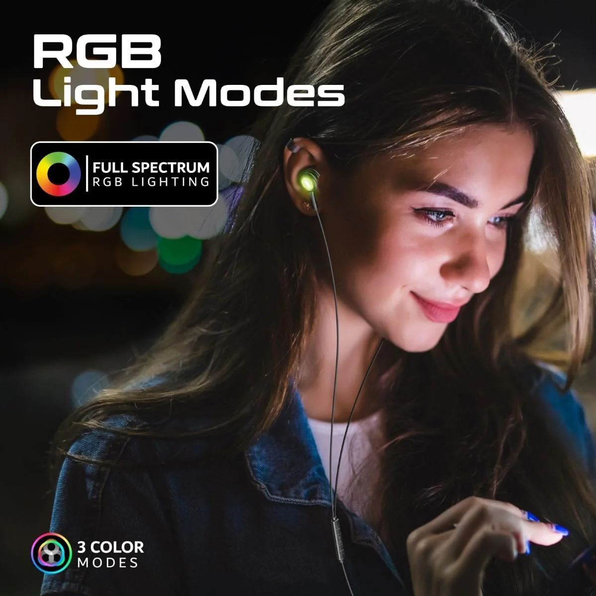 هدفون های Promate با اتصال USB-C، هدفون های سیمی شفاف داخل گوشی USB-C HD، چراغ های RGB، میکروفون، عملکرد تماس، کنترل صدا درون خطی برای iPhone 16، iPad Air، Galaxy S25، LUMIBUDS-C.BLACK هدفون های Promate با اتصال USB-C، هدفون های سیمی شفاف داخل گوشی USB-C HD، چراغ های RGB، میکروفون، عملکرد تماس، کنترل صدا درون خطی برای iPhone 16، iPad Air، Galaxy S25، LUMIBUDS-C.BLACK