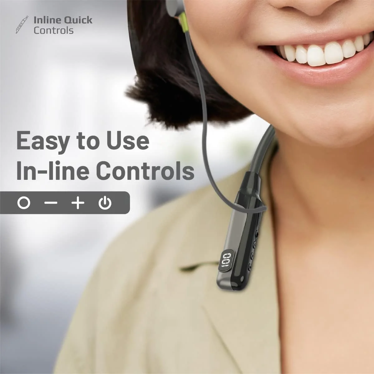 هدفون گردنی بی سیم پرومیت مدل Blend- خاکستری، هدفون بلوتوث 5.0 با کیفیت بالا، کارت خوان TF، سنسور سوئیچ هال، صفحه نمایش LCD، مقاوم در برابر عرق، 70 ساعت پخش طولانی برای آیفون، گلکسی S25 هدفون گردنی بی سیم پرومیت مدل Blend- خاکستری، هدفون بلوتوث 5.0 با کیفیت بالا، کارت خوان TF، سنسور سوئیچ هال، صفحه نمایش LCD، مقاوم در برابر عرق، 70 ساعت پخش طولانی برای آیفون، گلکسی S25