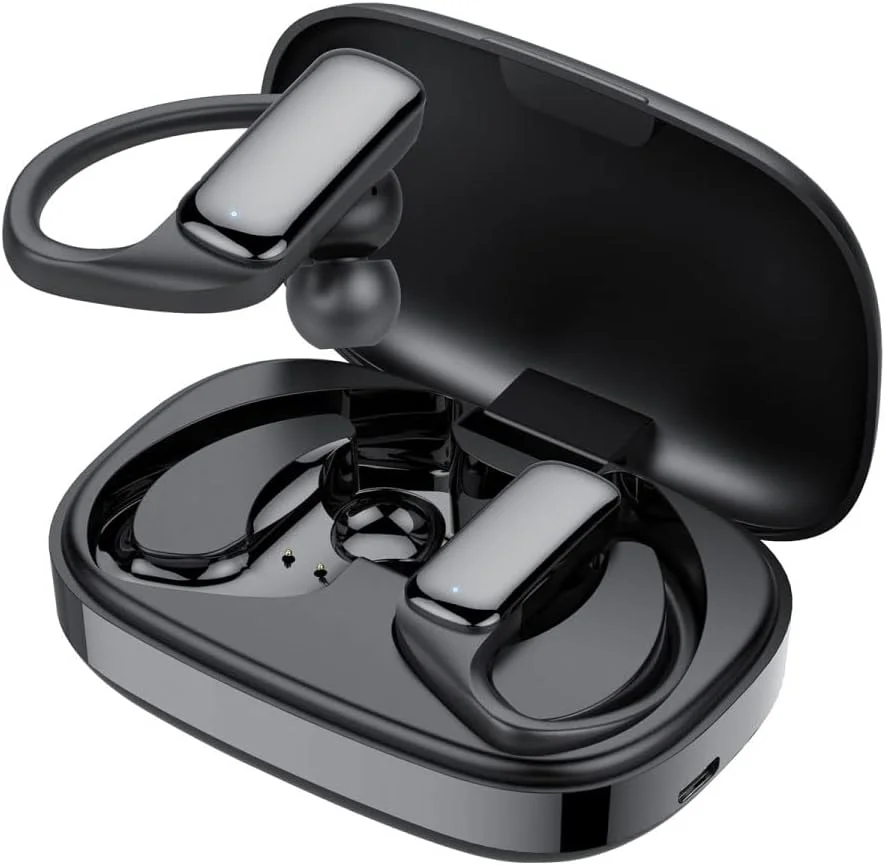 هدفون های بی سیم Promate مدل True Wireless EarPods، هدفون بلوتوثی v5.3 ENC با قلاب گوشی، دارای کنترل لمسی، حذف نویز، میکروفون، محفظه شارژ 500 میلی آمپر ساعتی و عمر باتری 42 ساعته برای دستگاه های بلوتوثی، مناسب باشگاه/دفتر، مشکی حماسی هدفون های بی سیم Promate مدل True Wireless EarPods، هدفون بلوتوثی v5.3 ENC با قلاب گوشی، دارای کنترل لمسی، حذف نویز، میکروفون، محفظه شارژ 500 میلی آمپر ساعتی و عمر باتری 42 ساعته برای دستگاه های بلوتوثی، مناسب باشگاه/دفتر، مشکی حماسی