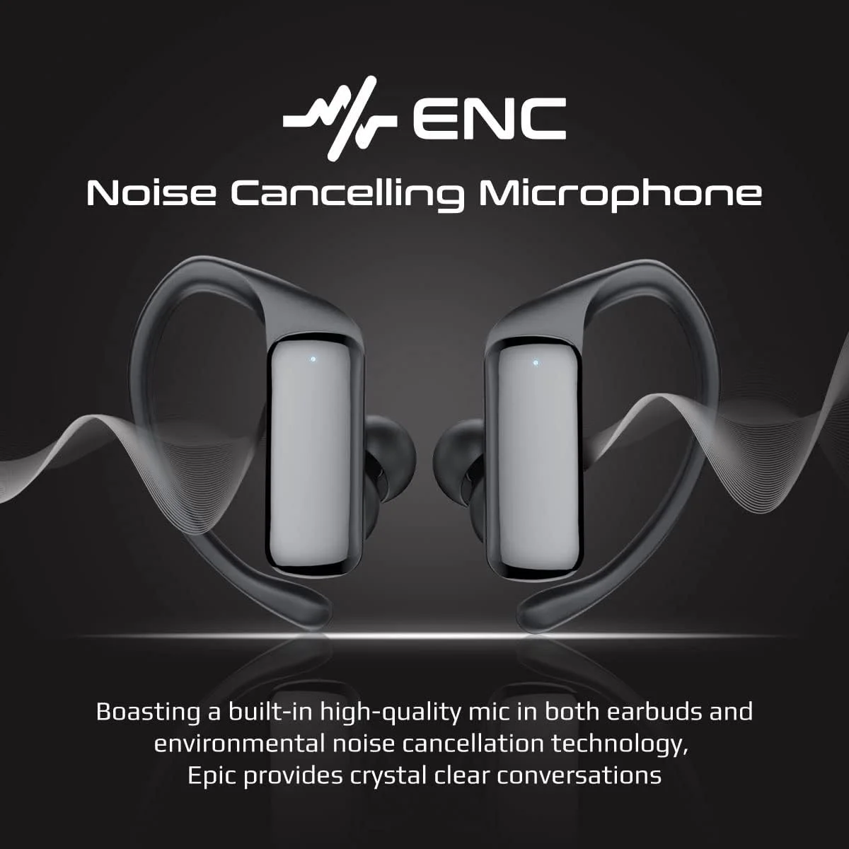 هدفون های بی سیم Promate مدل True Wireless EarPods، هدفون بلوتوثی v5.3 ENC با قلاب گوشی، دارای کنترل لمسی، حذف نویز، میکروفون، محفظه شارژ 500 میلی آمپر ساعتی و عمر باتری 42 ساعته برای دستگاه های بلوتوثی، مناسب باشگاه/دفتر، مشکی حماسی هدفون های بی سیم Promate مدل True Wireless EarPods، هدفون بلوتوثی v5.3 ENC با قلاب گوشی، دارای کنترل لمسی، حذف نویز، میکروفون، محفظه شارژ 500 میلی آمپر ساعتی و عمر باتری 42 ساعته برای دستگاه های بلوتوثی، مناسب باشگاه/دفتر، مشکی حماسی