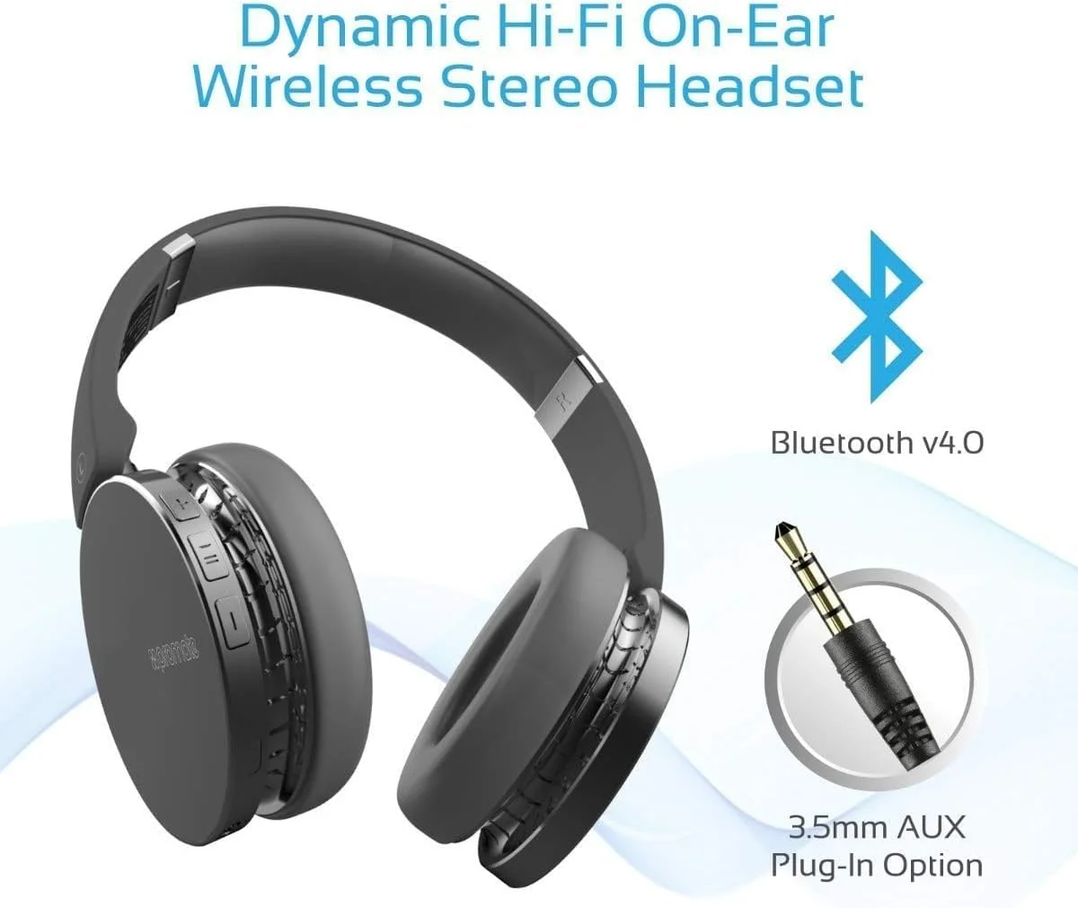 هدفون بلوتوثی پرومیت، هدست استریو HiFi تاشو و سبک وزن با کنترل موسیقی داخلی، میکروفون، صدای HD و حذف نویز پسیو برای لپ تاپ، تلویزیون، تلفن های هوشمند، موج های قرمز هدفون بلوتوثی پرومیت، هدست استریو HiFi تاشو و سبک وزن با کنترل موسیقی داخلی، میکروفون، صدای HD و حذف نویز پسیو برای لپ تاپ، تلویزیون، تلفن های هوشمند، موج های قرمز