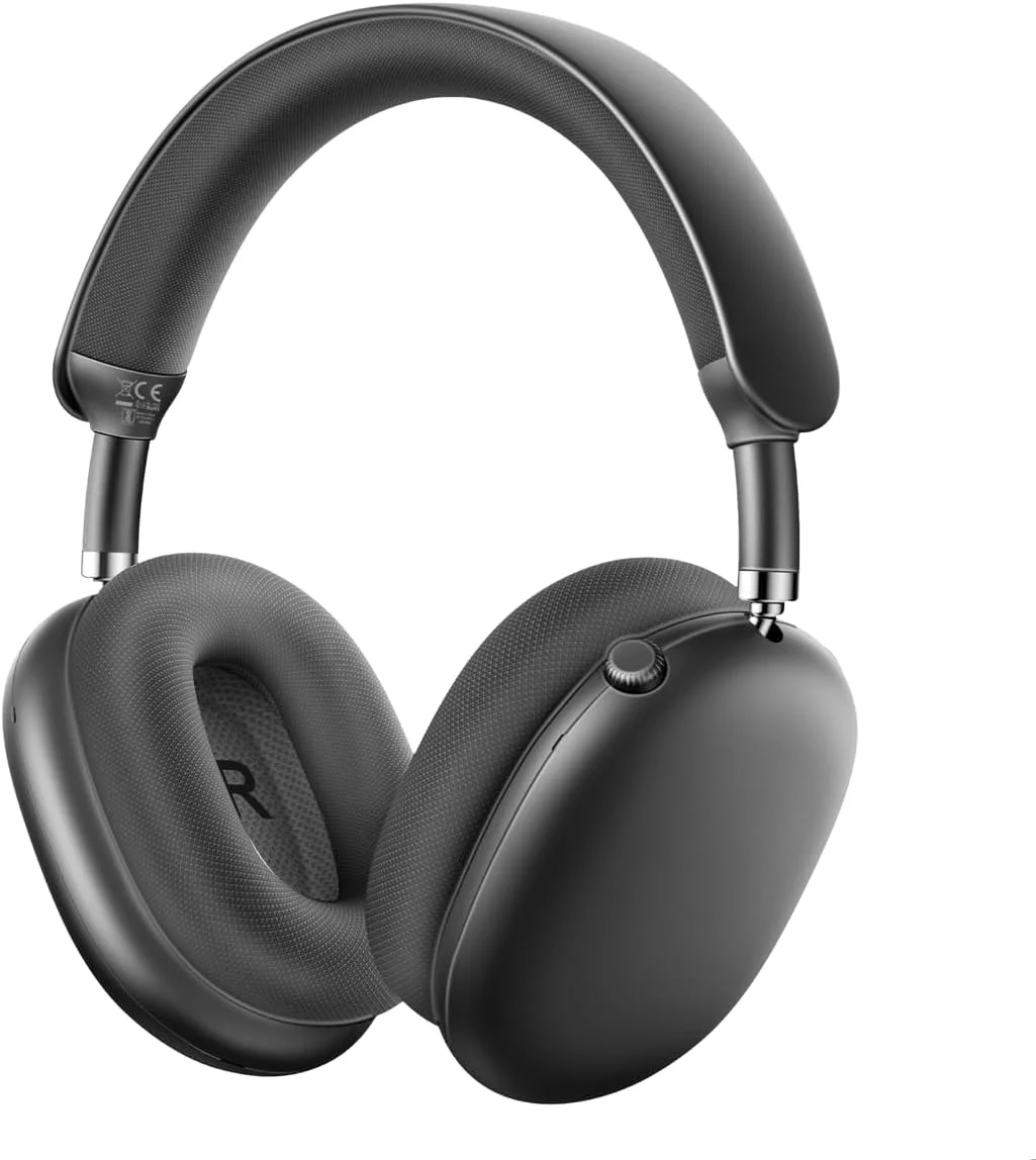 هدفون بی سیم روگوشی با کیفیت بالا Promate با ردیابی پویای سر، حذف نویز فعال ترکیبی پیشرفته، صدای فضایی فراگیر 360 درجه، عمر باتری 40 ساعته، مشکی آرام هدفون بی سیم روگوشی با کیفیت بالا Promate با ردیابی پویای سر، حذف نویز فعال ترکیبی پیشرفته، صدای فضایی فراگیر 360 درجه، عمر باتری 40 ساعته، مشکی آرام