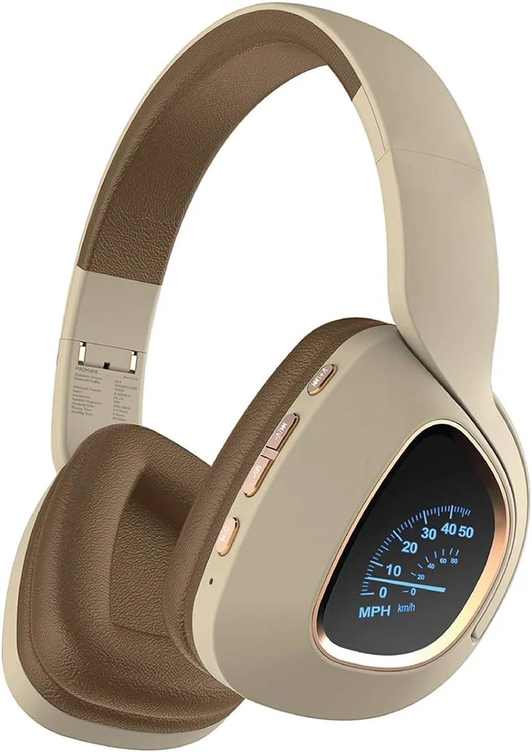 هدفون بلوتوثی Promate، هدست بی سیم Over-Ear با بیس عمیق، گوشی های دارای نور LED، میکروفون داخلی، صدای استریو HD، زمان پخش طولانی، پدهای نرم و کنترل روی گوشی برای تلفن های هوشمند، بژ باواریا هدفون بلوتوثی Promate، هدست بی سیم Over-Ear با بیس عمیق، گوشی های دارای نور LED، میکروفون داخلی، صدای استریو HD، زمان پخش طولانی، پدهای نرم و کنترل روی گوشی برای تلفن های هوشمند، بژ باواریا