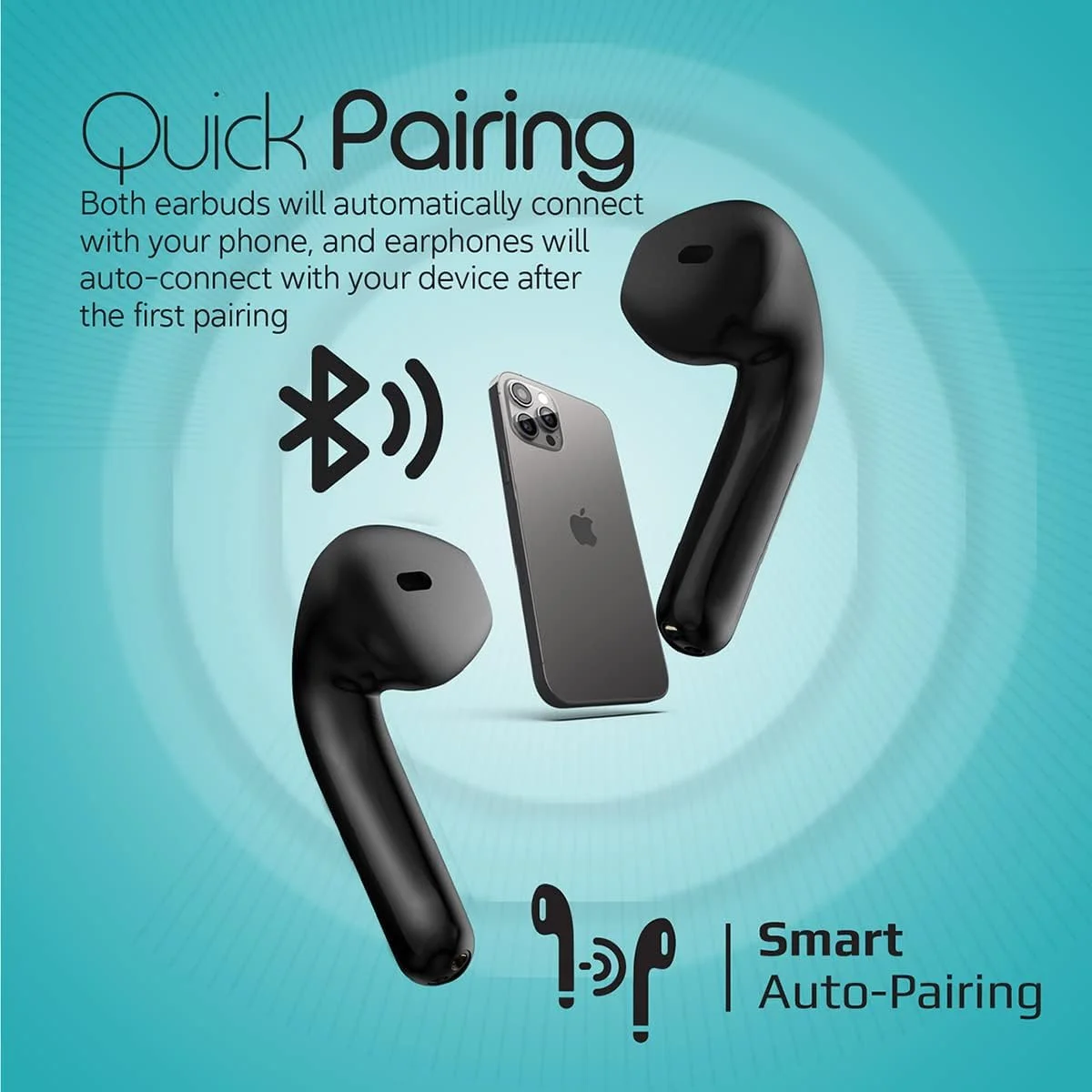 هدفون استریو بی سیم Promate، ایرباد بلوتوث v5.0 با کنترل لمسی عالی و عمر باتری 18 ساعته، دارای میکروفون داخلی و نمایشگر LED، FreePods، مشکی، استاندارد هدفون استریو بی سیم Promate، ایرباد بلوتوث v5.0 با کنترل لمسی عالی و عمر باتری 18 ساعته، دارای میکروفون داخلی و نمایشگر LED، FreePods، مشکی، استاندارد