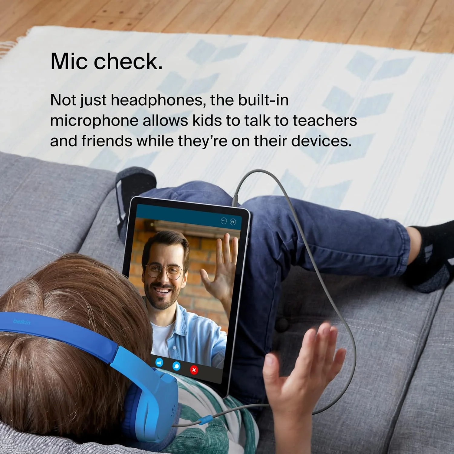 هدفون روگوشی سیمی بلکین SoundForm Mini مناسب کودکان با میکروفون داخلی برای آموزش آنلاین، مدرسه، مسافرت، بازی، سازگار با دستگاه های 3.5 میلی متری - آبی، هدفون کودکانه (سیمی) هدفون روگوشی سیمی بلکین SoundForm Mini مناسب کودکان با میکروفون داخلی برای آموزش آنلاین، مدرسه، مسافرت، بازی، سازگار با دستگاه های 3.5 میلی متری - آبی، هدفون کودکانه (سیمی)