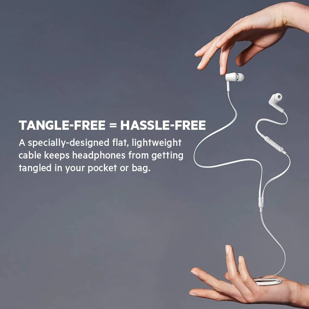 هدفون سیمی Belkin SoundForm با اتصال USB-C، گوشی های داخل گوشی با میکروفون - هدفون برای آیفون 15، آیپد مینی، گلکسی، اندروید و سایر دستگاه ها با اتصال USB-C (هدفون USB-C) - سفید