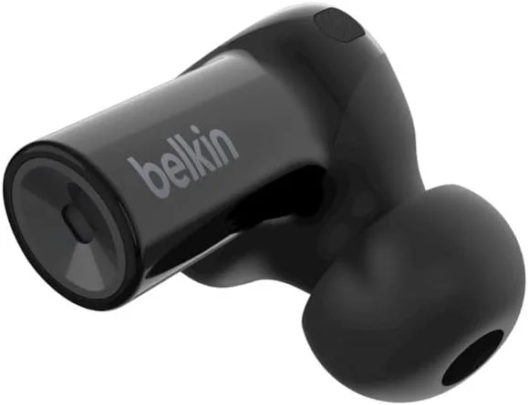 هدفون بی سیم بلوتوثی Belkin Soundform Freedom، (هدفون بلوتوثی با محفظه شارژ بی سیم دارای گواهی IPX5 مقاوم در برابر عرق و آب با بیس عمیق برای آیفون، اندروید و غیره) - مشکی هدفون بی سیم بلوتوثی Belkin Soundform Freedom، (هدفون بلوتوثی با محفظه شارژ بی سیم دارای گواهی IPX5 مقاوم در برابر عرق و آب با بیس عمیق برای آیفون، اندروید و غیره) - مشکی
