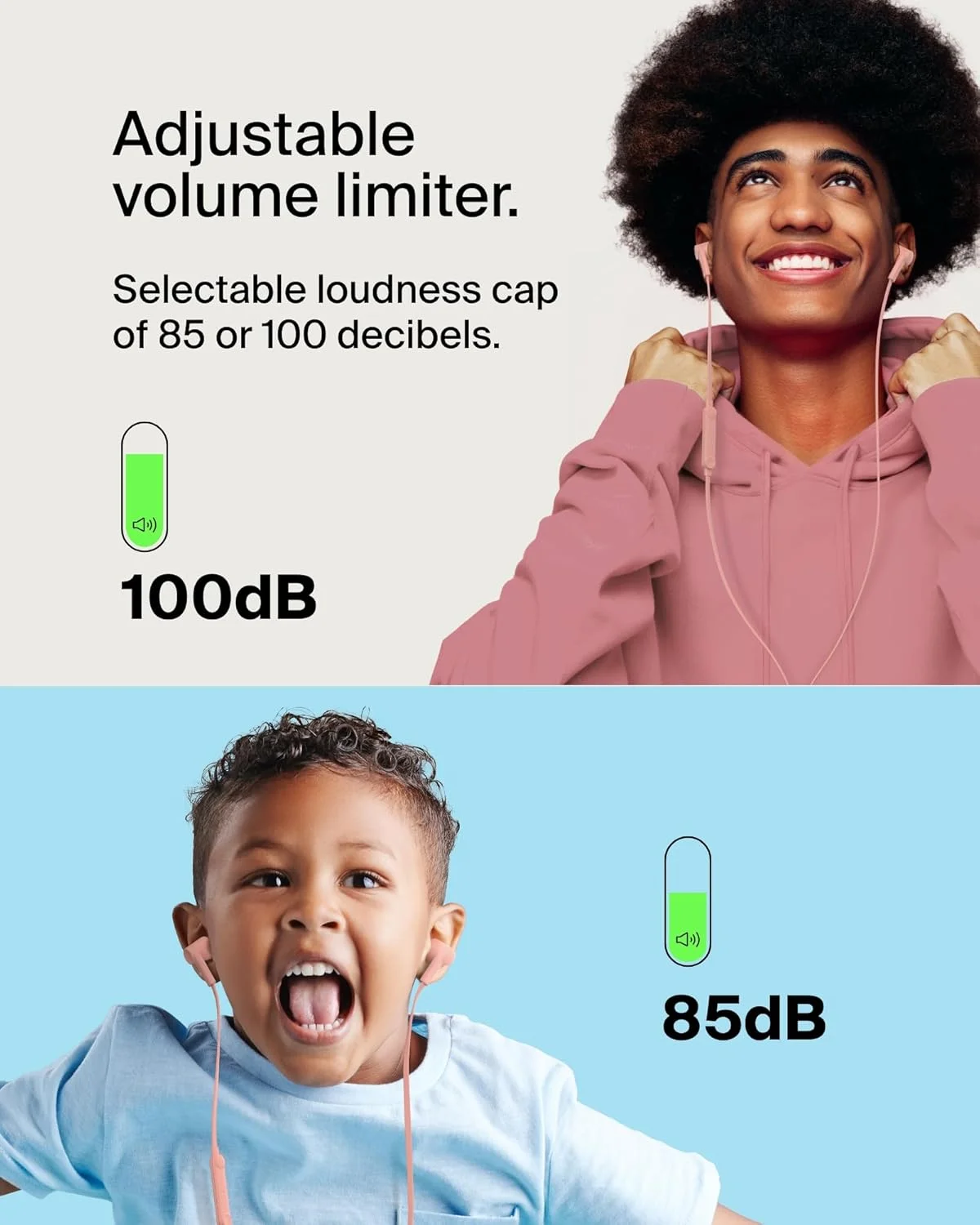 هدفون سیمی Belkin SoundForm با اتصال USB-C، هدفون های سیمی داخل گوشی با میکروفون - هدفون های سیمی برای آیفون 16/15، آیپد مینی، گلکسی S24، اندروید و غیره (هدفون USB-C) - صورتی