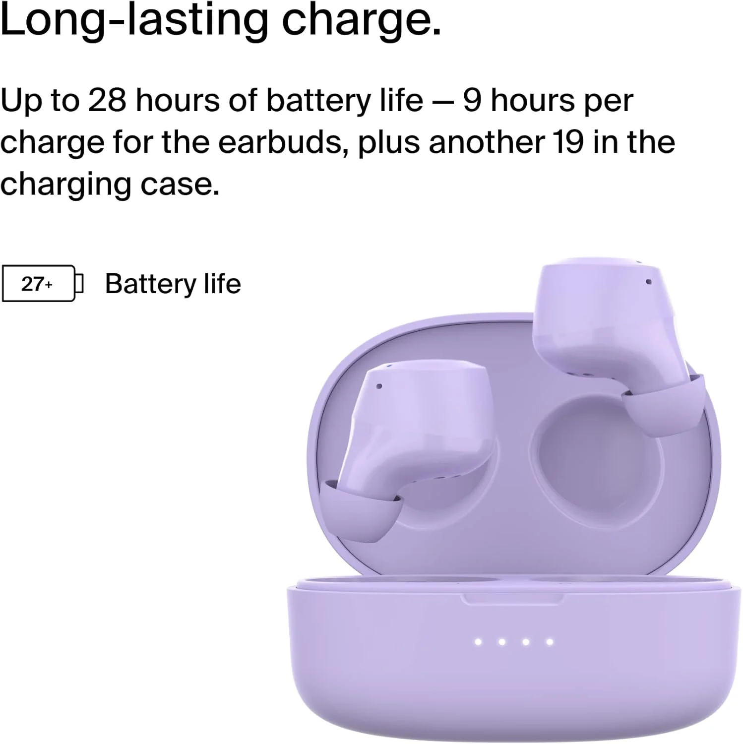 هدفون بی سیم بلوتوثی Belkin SoundForm Bolt، با عمر باتری تا 28 ساعت و حالت مونو، مقاوم در برابر تعریق و آب با استاندارد IPX4، دارای میکروفون برای آیفون، گلکسی و سایر دستگاه ها