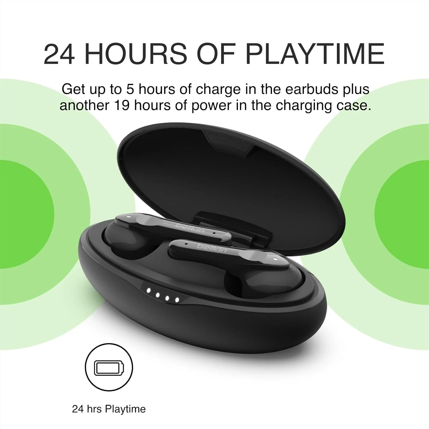 هدفون بی سیم بلوتوثی Belkin SoundForm Move Plus (با محفظه شارژ، کنترل لمسی، گواهی IPX5، بیس عمیق برای آیفون، اندروید و سایر دستگاه ها) هدفون بی سیم بلوتوثی Belkin SoundForm Move Plus (با محفظه شارژ، کنترل لمسی، گواهی IPX5، بیس عمیق برای آیفون، اندروید و سایر دستگاه ها)