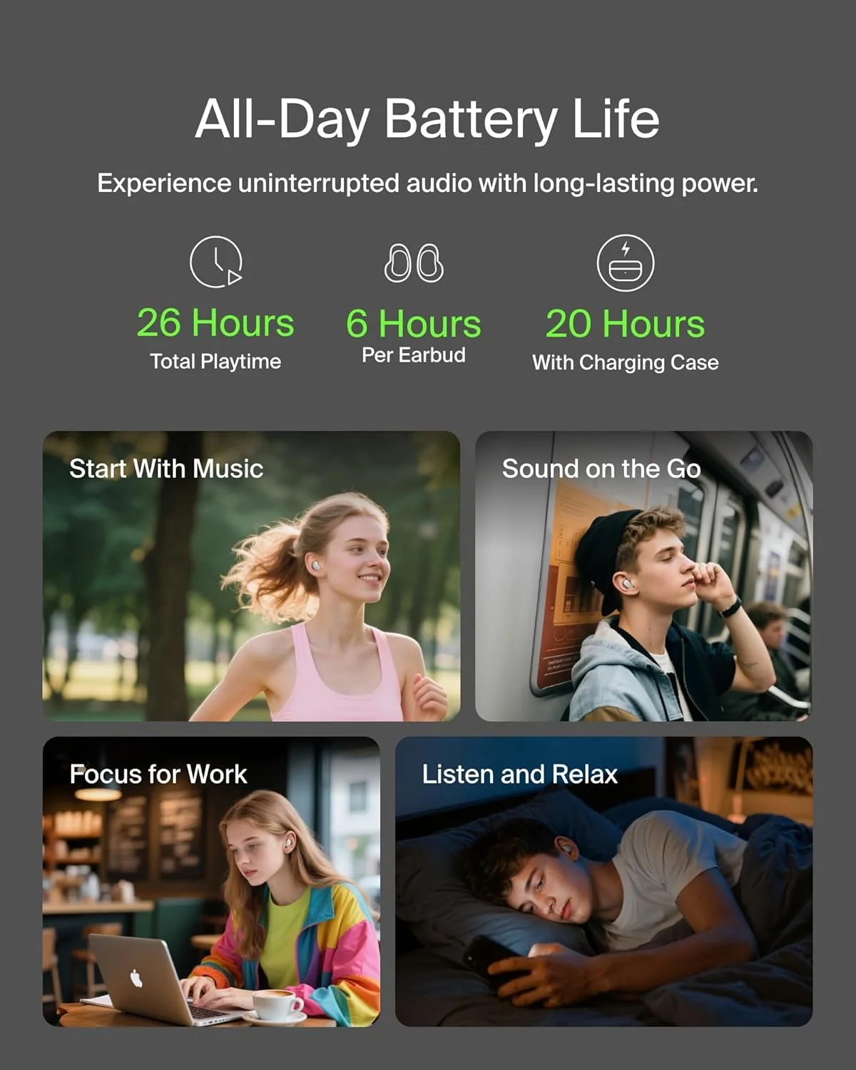 هدفون بی سیم Belkin SoundForm Anywhere، هدفون بلوتوثی با راحتی طولانی مدت، هدفون سبک وزن IPX4 ضد آب برای آیفون، آیپد، تبلت، لپ تاپ، دوچرخه سواری، دویدن و موارد دیگر - سفید