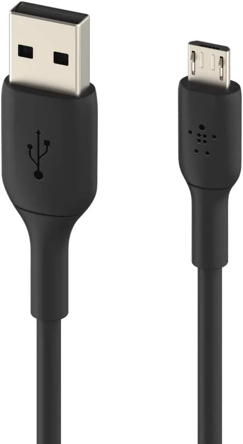 کابل میکرو USB بلکین برای اسپیکرهای قابل حمل، پاور بانک ها، کتابخوان های الکترونیکی و موارد دیگر، 1 متر، مشکی، CAB005bt1MBK - تصویر 2 کابل میکرو USB بلکین برای اسپیکرهای قابل حمل، پاور بانک ها، کتابخوان های الکترونیکی و موارد دیگر، 1 متر، مشکی، CAB005bt1MBK - تصویر 2