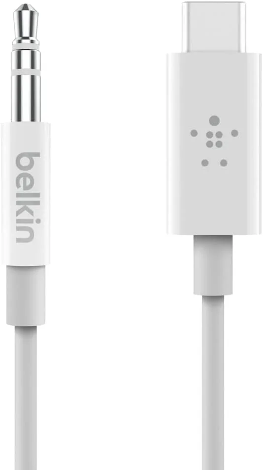 کابل صوتی 3.5 میلی‌متری Belkin RockStar با کانکتور USB-C