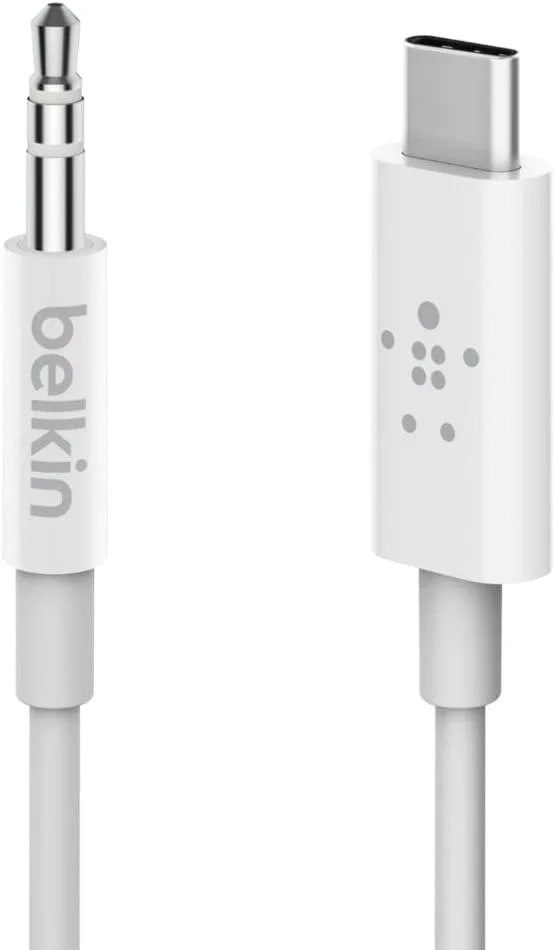 کابل صوتی 3.5 میلی‌متری Belkin RockStar با کانکتور USB-C