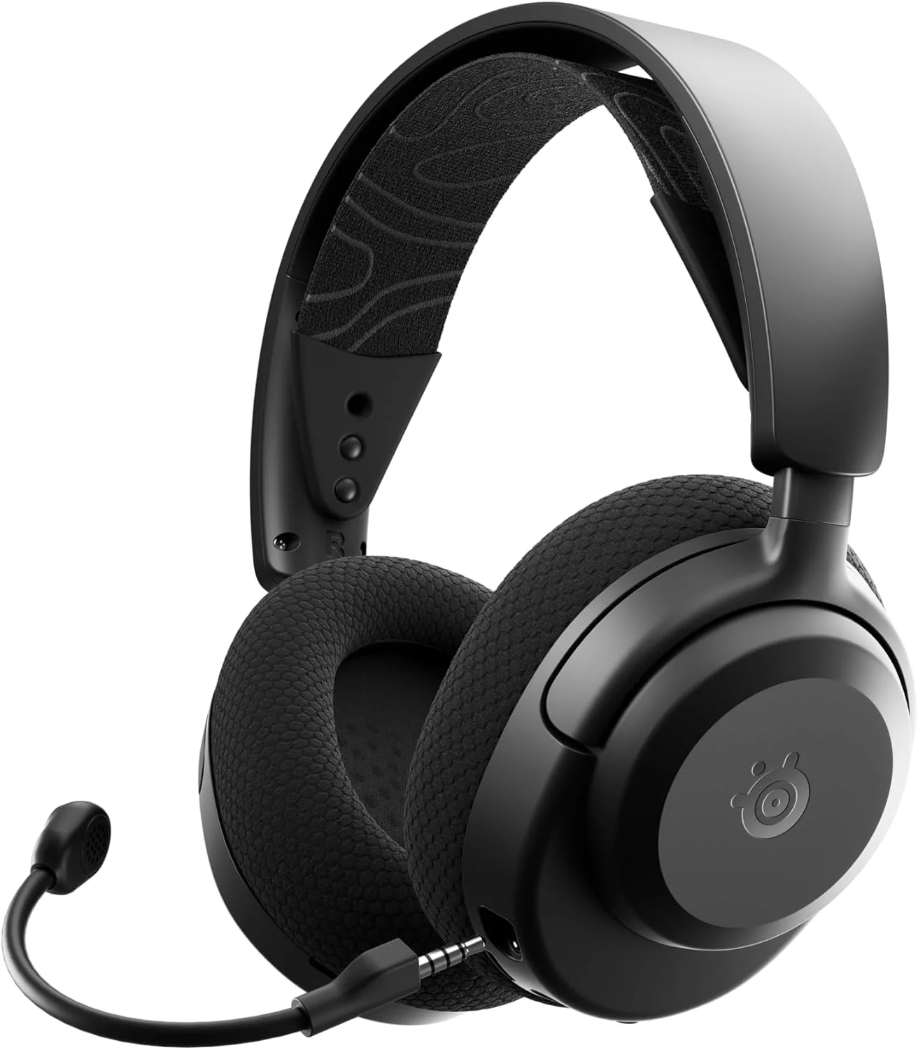 هدست گیمینگ بی‌سیم SteelSeries Arctis Nova 3P - کنترل برنامه - 40 ساعت عمر باتری - درایور مگنت نئودیمیوم - 2.4GHz/بلوتوث - میکروفون جداشدنی - PS5, PS4, PC, Switch, دستگاه‌های موبایل - مشکی