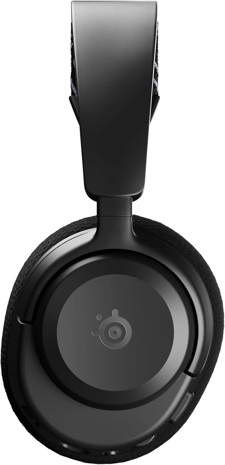 هدست گیمینگ بی‌سیم SteelSeries Arctis Nova 3P - کنترل برنامه - 40 ساعت عمر باتری - درایور مگنت نئودیمیوم - 2.4GHz/بلوتوث - میکروفون جداشدنی - PS5, PS4, PC, Switch, دستگاه‌های موبایل - مشکی