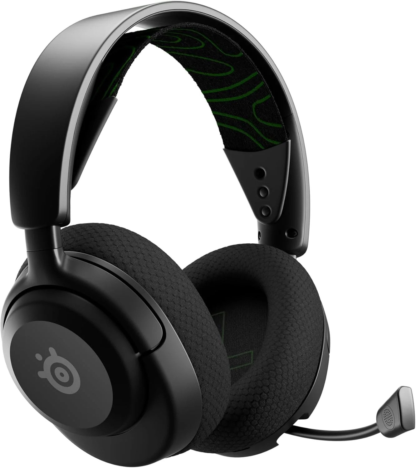 هدست گیمینگ بی‌سیم SteelSeries Arctis Nova 5X - Xbox - دارای بیش از 100 تنظیمات صوتی از طریق برنامه - درایورهای مغناطیسی نئودیمیوم - باتری 60 ساعته - 2.4 گیگاهرتز / BT - میکروفون ClearCast Gen2.X - پشتیبانی از PC، PS، Switch، Mobile