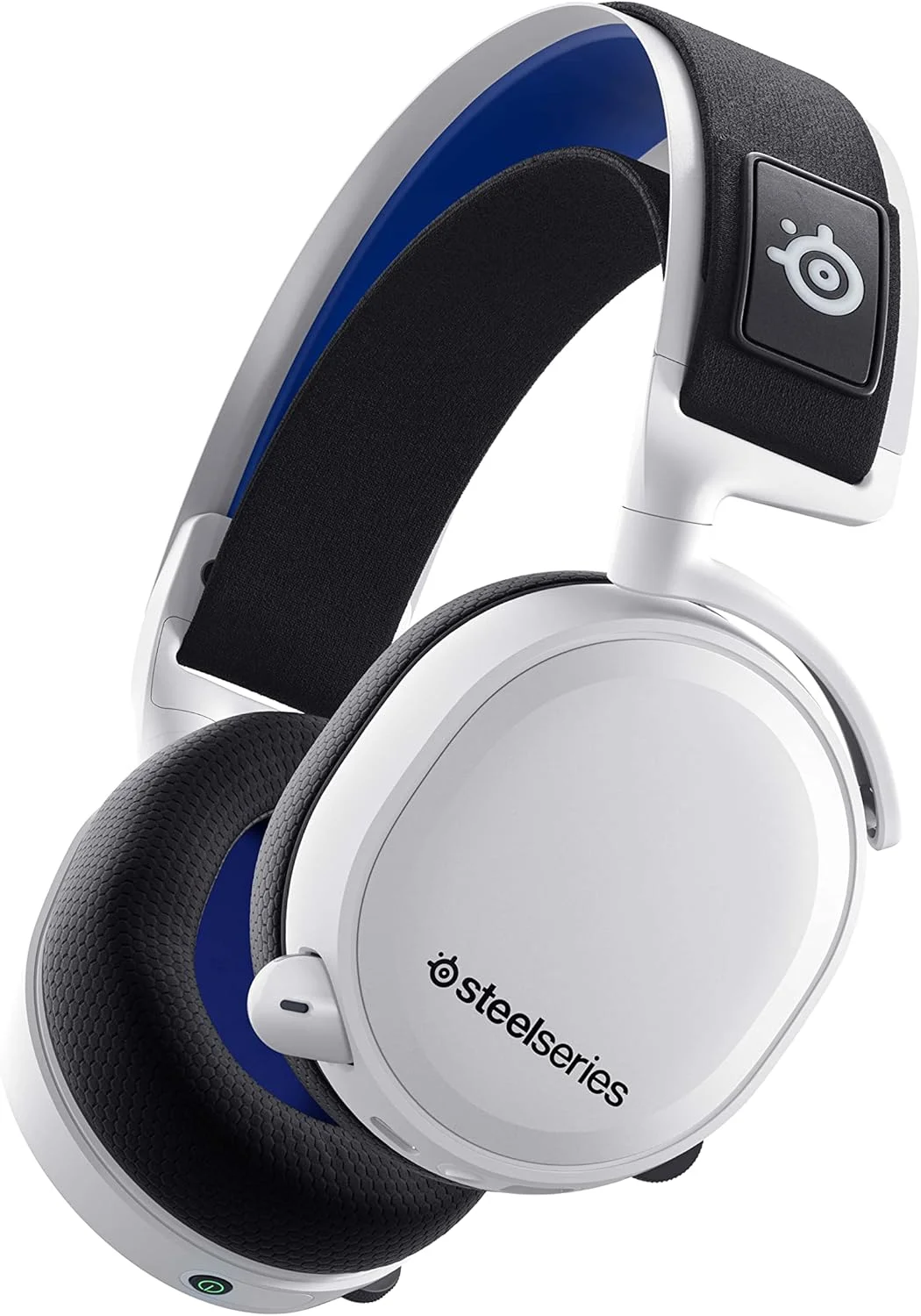 هدست گیمینگ بی‌سیم SteelSeries Arctis 7P+ – 2.4 گیگاهرتز بدون افت کیفیت – 30 ساعت عمر باتری – USB-C – صدای 3D – برای PS5، PS4، PC، Mac، Android و Switch - سفید