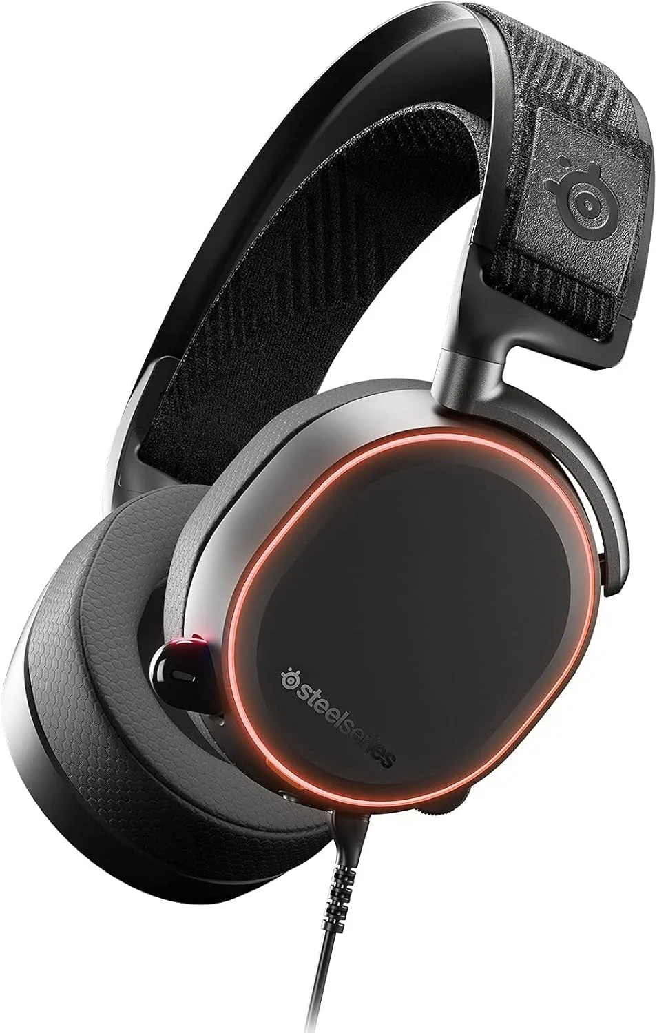 هدست گیمینگ SteelSeries Arctis Pro (بازسازی شده) - درایورهای بلندگوی Hi-Res - صدای فراگیر DTS Headphone:X v2.0 - مشکی