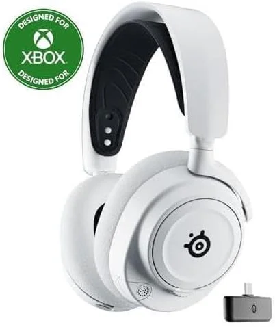 هدفون بی سیم SteelSeries Arctis Nova 7X: هدفون چند پلتفرمی با سیستم صوتی نوا، بی سیم 2.4 گیگاهرتز و بلوتوث همزمان، باتری 38 ساعته، USB-C. سازگار با Xbox، PC، PS و Switch.