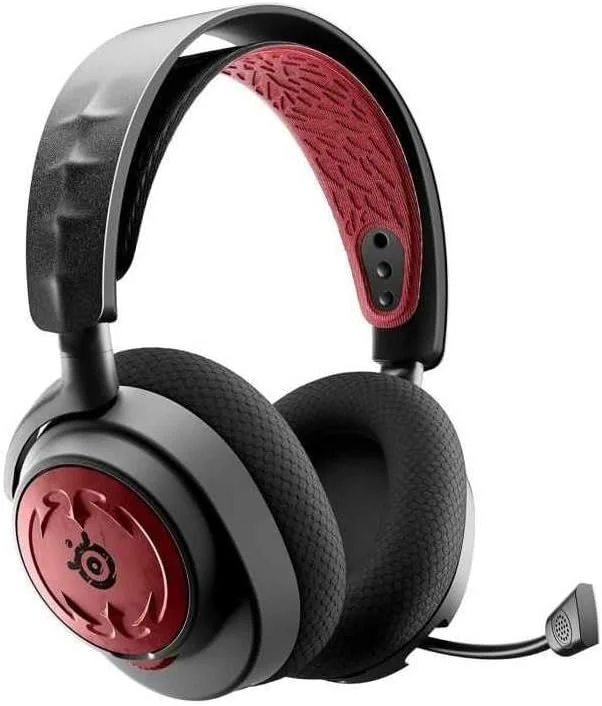 هدست گیمینگ بی‌سیم چند پلتفرمی SteelSeries Arctis Nova 7 – نسخه Diablo® IV – بی‌سیم دوگانه 2.4 گیگاهرتز و بلوتوث – باتری با شارژ سریع 38 ساعته – PC، PS، Mac، موبایل، سوییچ – آیتم رایگان درون بازی