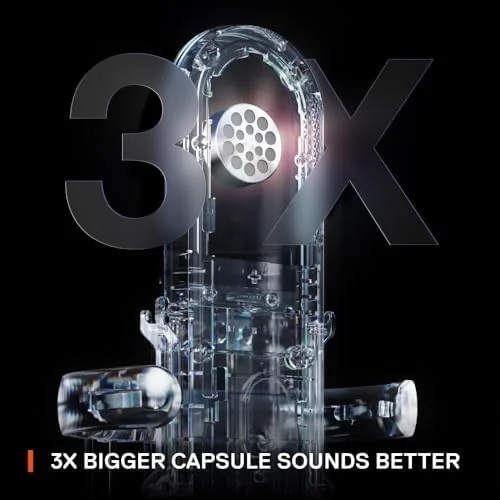 میکروفون USB SteelSeries Alias برای کامپیوتر - کپسول 3 برابر بزرگتر برای بازی، استریم و پادکست - نرم افزار صوتی Sonar for Streamers - حذف نویز هوش مصنوعی - بی صدا کردن LED و نظارت بر سطح - پایه ضد لرزش - مشکی