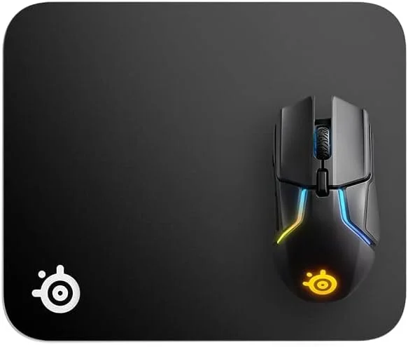 ماوس پد گیمینگ پارچه ای SteelSeries QcK Mini - سطح میکرو بافته شده - بهینه شده برای سنسورهای گیمینگ - سایز S (250 x 210 x 2mm) - مشکی