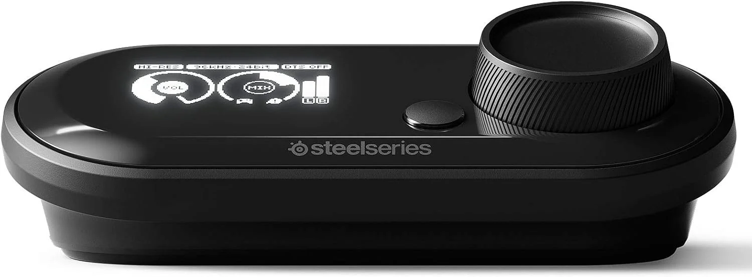 SteelSeries GameDAC - مبدل دیجیتال به آنالوگ و آمپلی‌فایر گیمینگ Hi-Res برای پلی استیشن 5، پلی استیشن 4 و کامپیوتر