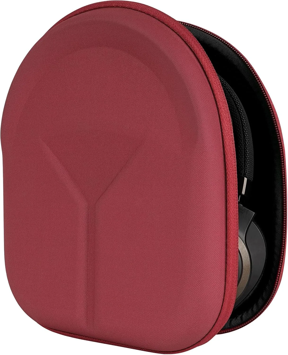 کیف محافظ هدفون Geekria Shield سازگار با JBL TUNE 760NC, TUNE 750NC, TUNE 720BT, Live 770NC، کیف حمل سخت با محفظه نگهداری کابل (قرمز)
