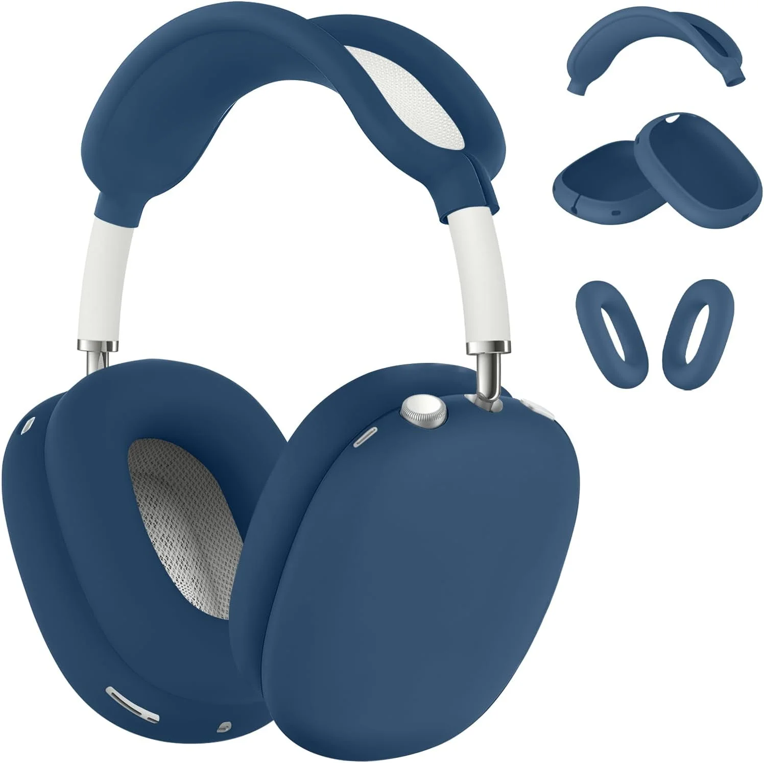 کاور سیلیکونی برای هدفون AirPods Max، کاور محافظ ضد خش پد گوش/کاور کاپ گوش/کاور هدبند برای AirPods Max، لوازم جانبی محافظ سیلیکونی نرم برای AirPods Max کاور سیلیکونی برای هدفون AirPods Max، کاور محافظ ضد خش پد گوش/کاور کاپ گوش/کاور هدبند برای AirPods Max، لوازم جانبی محافظ سیلیکونی نرم برای AirPods Max