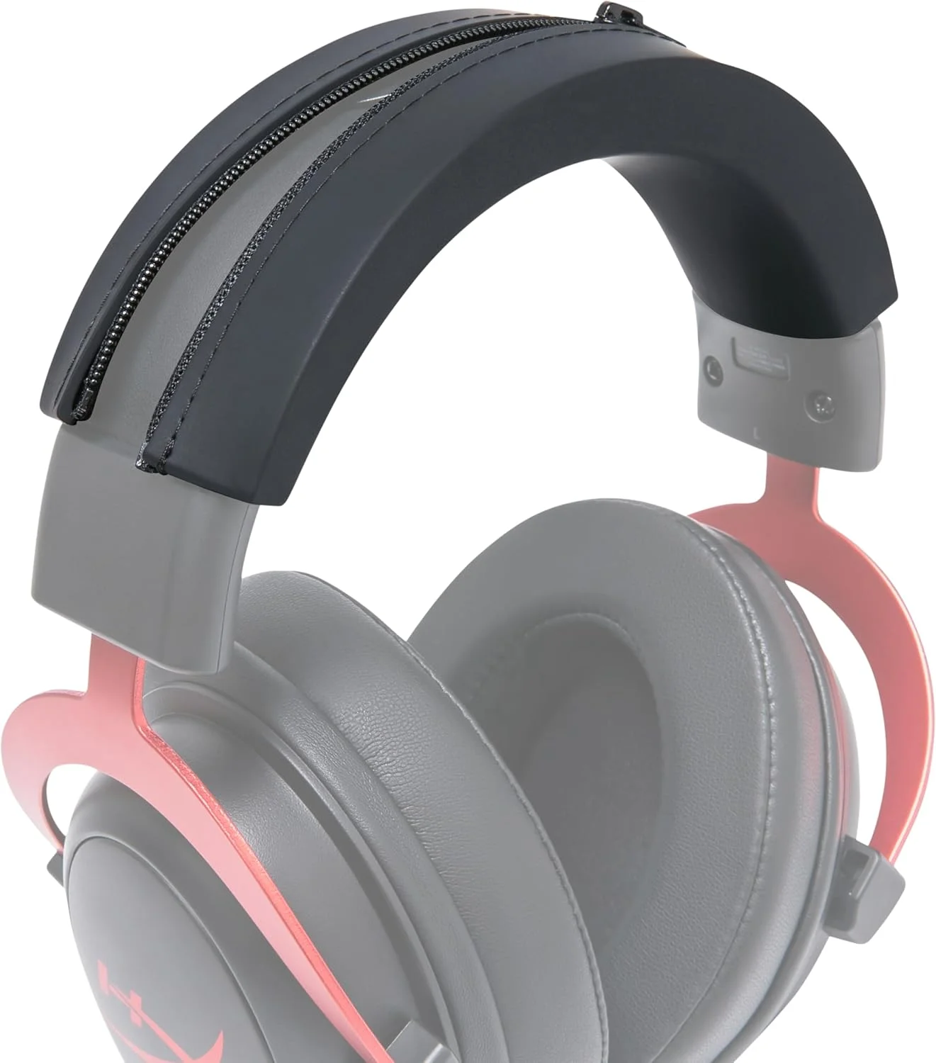 روکش هدبند سیلیکونی WC BandZ Cloud برای هدفون های سری HyperX Cloud از Wicked Cushions | راحتی بیشتر، استایل و محافظت در برابر عرق | مخصوص سری HyperX Cloud | مشکی