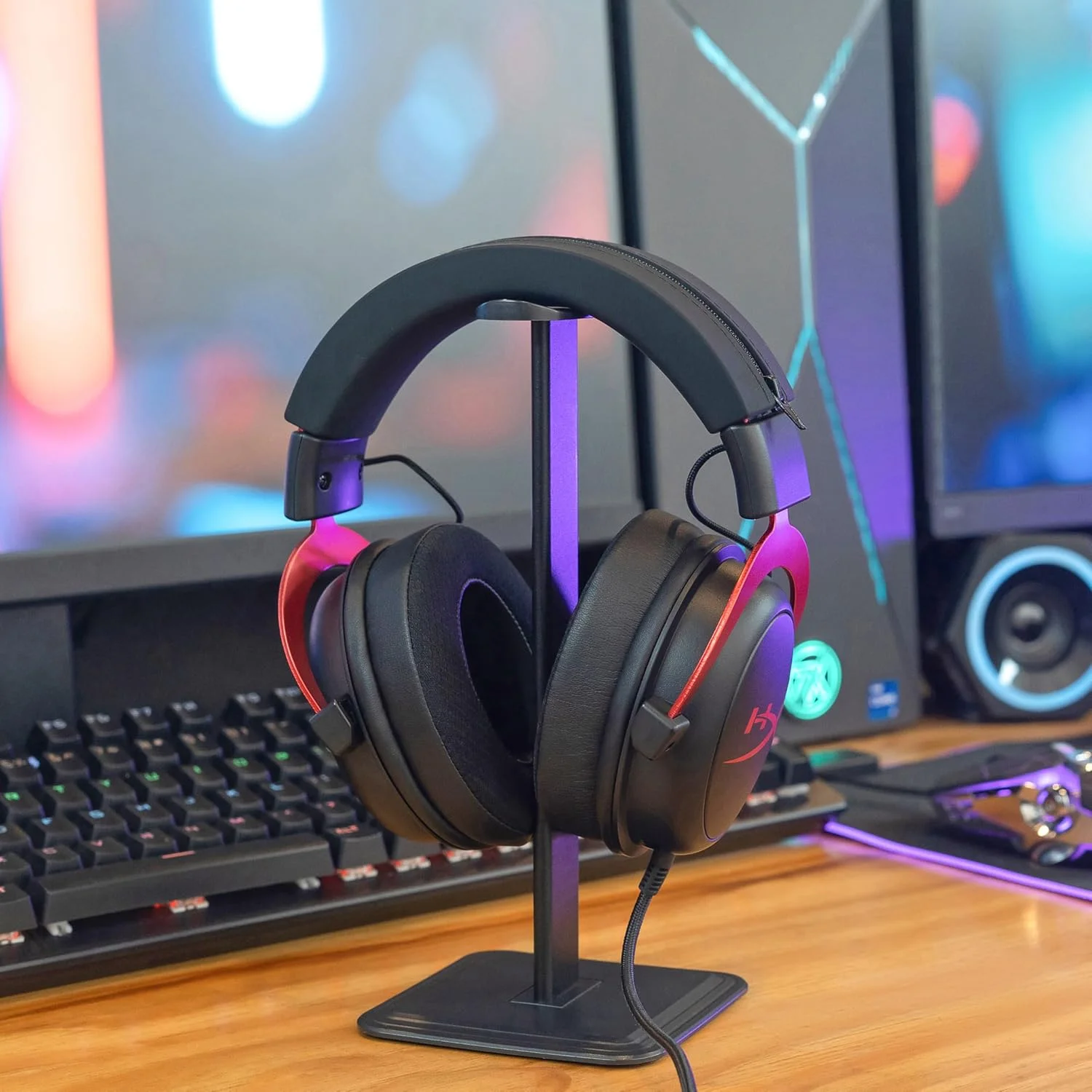 روکش هدبند سیلیکونی WC BandZ Cloud برای هدفون های سری HyperX Cloud از Wicked Cushions | راحتی بیشتر، استایل و محافظت در برابر عرق | مخصوص سری HyperX Cloud | مشکی