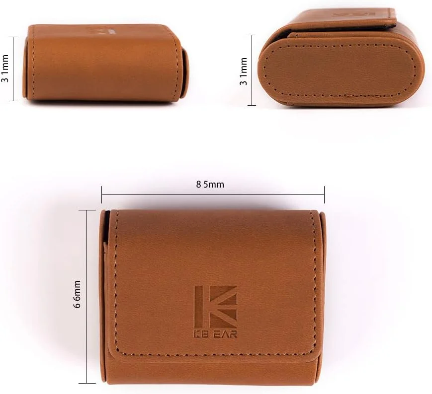 کیف حمل هدفون Yinyoo Kbear، کیف نگهدارنده ایرباد با اندازه قابل حمل، کیف حمل هدفون چرمی مربعی، جعبه نگهداری هدفون سبک وزن داخل گوشی با بست مغناطیسی - تصویر 2 کیف حمل هدفون Yinyoo Kbear، کیف نگهدارنده ایرباد با اندازه قابل حمل، کیف حمل هدفون چرمی مربعی، جعبه نگهداری هدفون سبک وزن داخل گوشی با بست مغناطیسی - تصویر 2