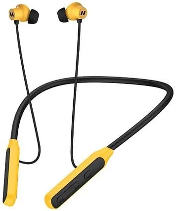 هندزفری بلوتوثی گردنی هاینو تکو مدل HN 41 با میکروفون فوق العاده شفاف و 40 ساعت پخش موسیقی - مشکی و زرد