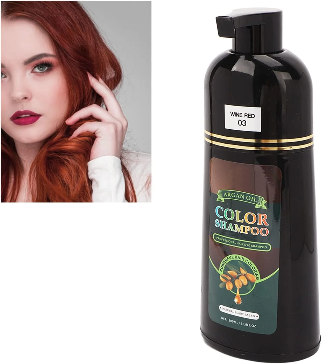 شامپو رنگ موی شرابی 500 میلی لیتری، شامپو رنگ موی گیاهی ایمن برای انواع مو، شامپو رنگ مو شامپو رنگ موی شرابی 500 میلی لیتری، شامپو رنگ موی گیاهی ایمن برای انواع مو، شامپو رنگ مو