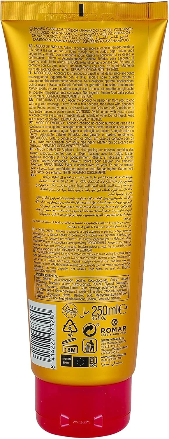 شامپو آمالفی مخصوص موهای رنگ شده / 250 میلی لیتر / بدون سولفات و پارابن / شستشوی بدن و نرم کننده های پوست / طراوت بخش و مرطوب کننده شامپو آمالفی مخصوص موهای رنگ شده / 250 میلی لیتر / بدون سولفات و پارابن / شستشوی بدن و نرم کننده های پوست / طراوت بخش و مرطوب کننده