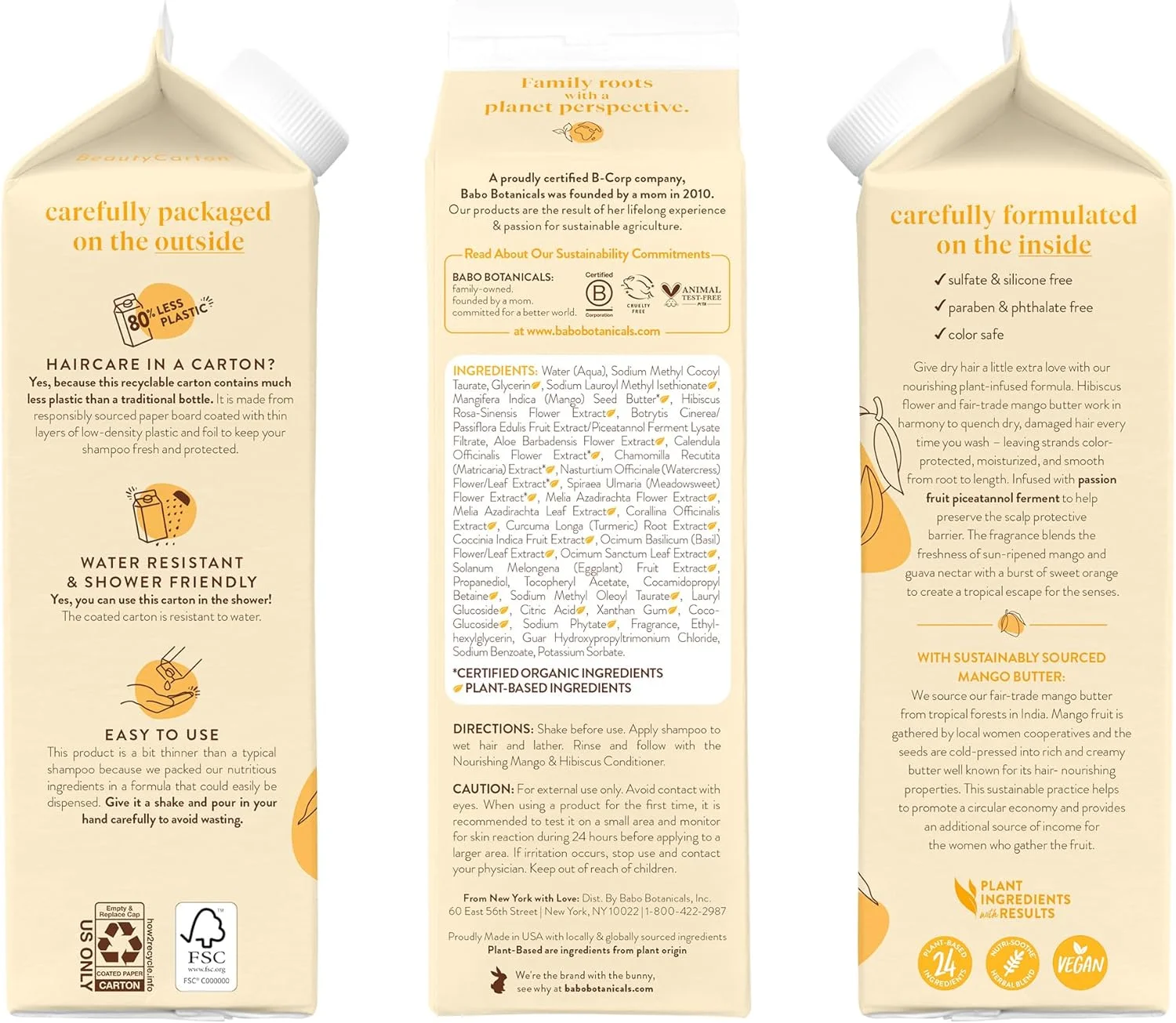 شامپو مغذی انبه و گل بامیه بابو بوتانیکالز - برای موهای خشک، آسیب دیده و رنگ شده - مرطوب کننده و نرم کننده - تخمیر میوه گل ساعتی برای پوست سر - بسته بندی مقاوم در برابر آب با 80% پلاستیک کمتر - وگان شامپو مغذی انبه و گل بامیه بابو بوتانیکالز - برای موهای خشک، آسیب دیده و رنگ شده - مرطوب کننده و نرم کننده - تخمیر میوه گل ساعتی برای پوست سر - بسته بندی مقاوم در برابر آب با 80% پلاستیک کمتر - وگان