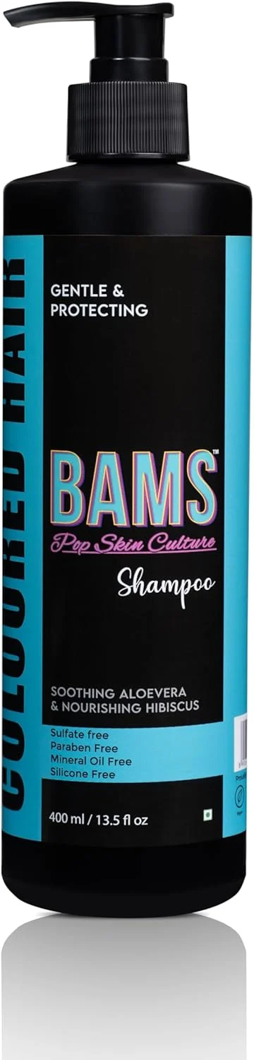 شامپو موهای رنگ شده BAMS | محافظت از رنگ، درخشندگی و ماندگاری طولانی | مناسب آقایان و بانوان | ۴۰۰ میلی لیتر شامپو موهای رنگ شده BAMS | محافظت از رنگ، درخشندگی و ماندگاری طولانی | مناسب آقایان و بانوان | ۴۰۰ میلی لیتر