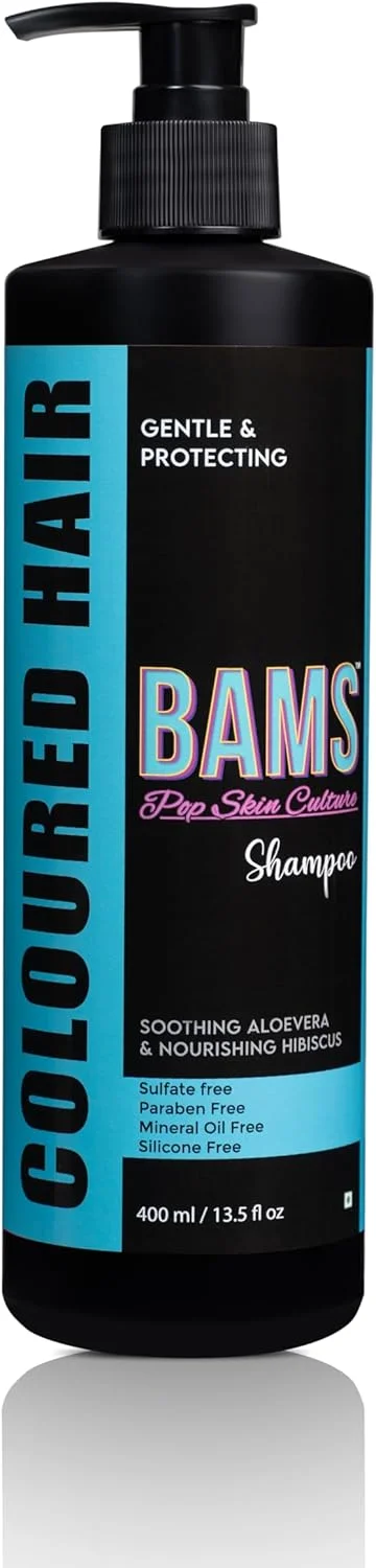 شامپو موهای رنگ شده BAMS | محافظت از رنگ، درخشندگی و ماندگاری طولانی | مناسب آقایان و بانوان | ۴۰۰ میلی لیتر شامپو موهای رنگ شده BAMS | محافظت از رنگ، درخشندگی و ماندگاری طولانی | مناسب آقایان و بانوان | ۴۰۰ میلی لیتر