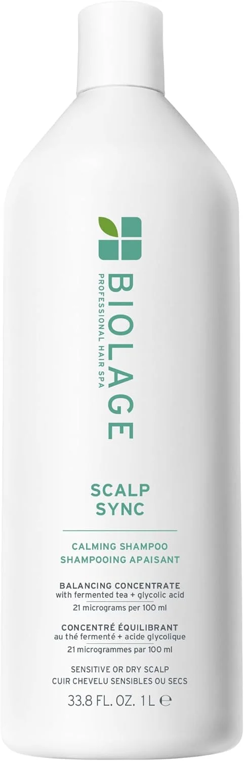 شامپو آرامش بخش پوست سر Biolage - پاک کننده ملایم پوست سر خشک و حساس، آبرسان و تسکین دهنده، ترکیب چای تخمیر شده و گلیکولیک اسید، وگان و بدون پارابن، 1000 میلی لیتر، بسته بندی ممکن است متفاوت باشد شامپو آرامش بخش پوست سر Biolage - پاک کننده ملایم پوست سر خشک و حساس، آبرسان و تسکین دهنده، ترکیب چای تخمیر شده و گلیکولیک اسید، وگان و بدون پارابن، 1000 میلی لیتر، بسته بندی ممکن است متفاوت باشد