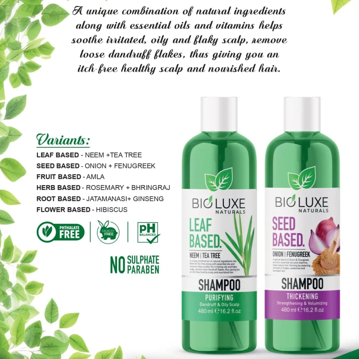 شامپو گیاهی Bioluxe Green مراقبت از مو بر پایه گل 480 میلی لیتر، گل بامیه، محافظت از رنگ مو، درخشان کننده، مغذی، بدون سولفات، بدون پارابن، درمان رشد مجدد مو، شامپوها. یک راه حل ایده آل برای موهای رنگ شده با گل بامیه و عصاره های طبیعی برای کمک به تقویت ساختار مو و حفظ رنگ در حالی که خاصیت ارتجاعی را بهبود می بخشد، مراقبت عمیق را فراهم می کند و درخشندگی فوق العاده ای می بخشد. ترکیبی منحصر به فرد از مواد طبیعی به همراه روغن های ضروری و ویتامین ها به تسکین پوست سر تحریک شده، چرب و پوسته پوسته شده کمک می کند و شوره های شل را از بین می برد، در نتیجه پوست سر سالم و بدون خارش و موهای تغذیه شده را به شما هدیه می دهد. محصولات جدید: بر پایه برگ - چریش + درخت چای، بر پایه دانه - پیاز + شنبلیله، بر پایه میوه - آملا، بر پایه گیاه - رزماری + برینگراج، بر پایه ریشه - جاتامانسی + جینسینگ، بر پایه گل - گل بامیه شامپو گیاهی Bioluxe Green مراقبت از مو بر پایه گل 480 میلی لیتر، گل بامیه، محافظت از رنگ مو، درخشان کننده، مغذی، بدون سولفات، بدون پارابن، درمان رشد مجدد مو، شامپوها. یک راه حل ایده آل برای موهای رنگ شده با گل بامیه و عصاره های طبیعی برای کمک به تقویت ساختار مو و حفظ رنگ در حالی که خاصیت ارتجاعی را بهبود می بخشد، مراقبت عمیق را فراهم می کند و درخشندگی فوق العاده ای می بخشد. ترکیبی منحصر به فرد از مواد طبیعی به همراه روغن های ضروری و ویتامین ها به تسکین پوست سر تحریک شده، چرب و پوسته پوسته شده کمک می کند و شوره های شل را از بین می برد، در نتیجه پوست سر سالم و بدون خارش و موهای تغذیه شده را به شما هدیه می دهد. محصولات جدید: بر پایه برگ - چریش + درخت چای، بر پایه دانه - پیاز + شنبلیله، بر پایه میوه - آملا، بر پایه گیاه - رزماری + برینگراج، بر پایه ریشه - جاتامانسی + جینسینگ، بر پایه گل - گل بامیه