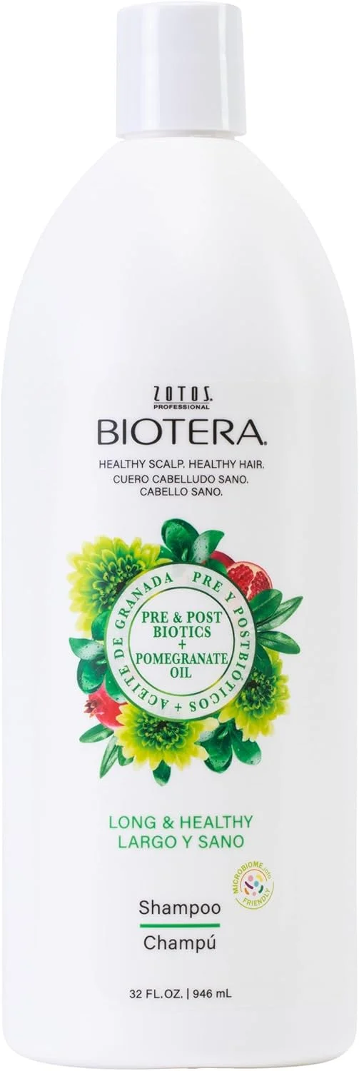 شامپو تقویت کننده موهای بلند و سالم Biotera | مناسب موهای بلند یا در حال رشد | سازگار با میکروبیوم | وگان و بدون تست حیوانی | بدون پارابن | محافظ رنگ مو | ۹۴۶ میلی لیتر شامپو تقویت کننده موهای بلند و سالم Biotera | مناسب موهای بلند یا در حال رشد | سازگار با میکروبیوم | وگان و بدون تست حیوانی | بدون پارابن | محافظ رنگ مو | ۹۴۶ میلی لیتر