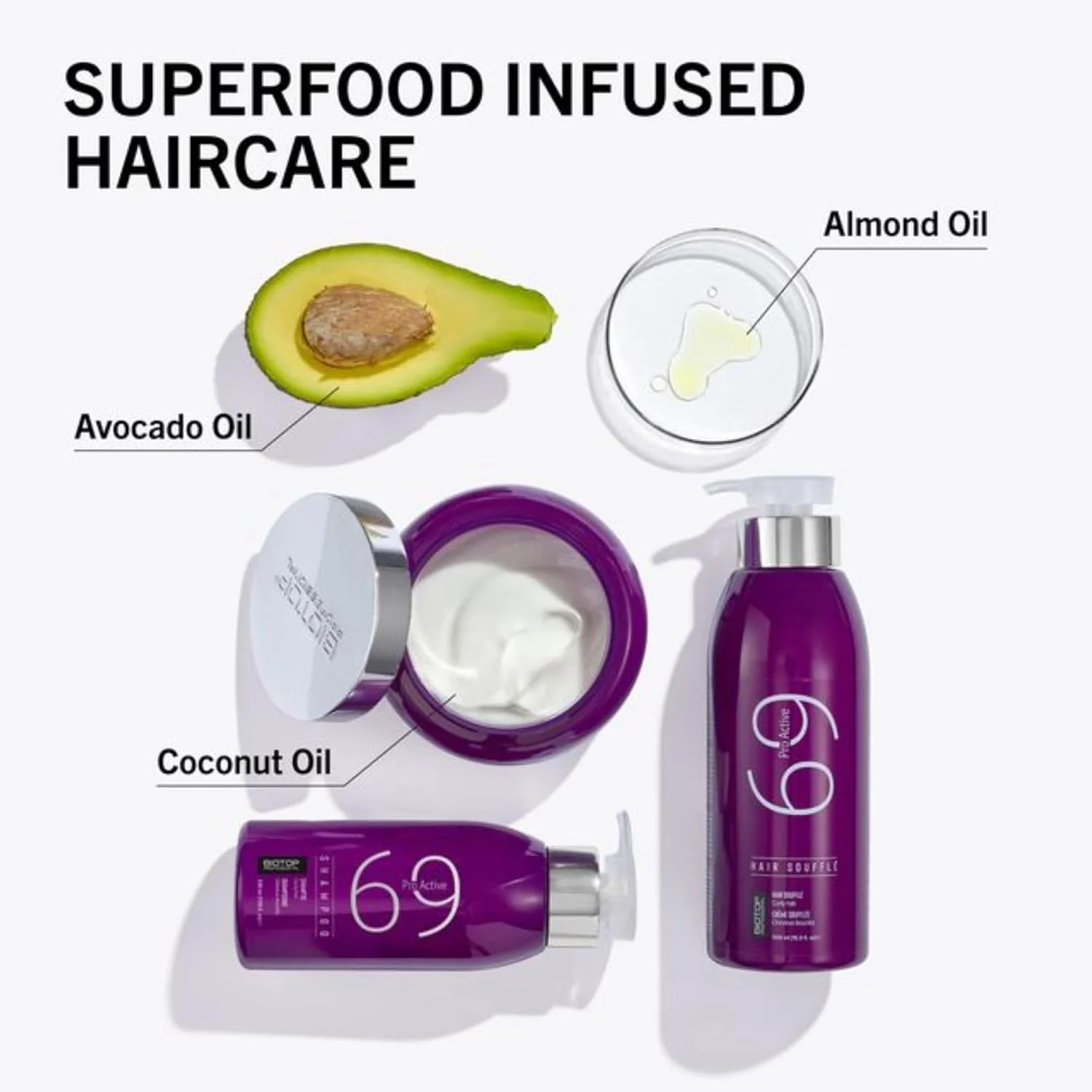 شامپو موی حرفه ای Biotop Professional 69 Pro-Active - کنترل وز، حالت دهنده فر و شامپو ایمن برای موهای رنگ شده، ساخته شده با روغن نارگیل، روغن آووکادو و روغن بادام - مراقبت از مو بدون پارابن، SLS و تست حیوانی (330 میلی لیتر) شامپو موی حرفه ای Biotop Professional 69 Pro-Active - کنترل وز، حالت دهنده فر و شامپو ایمن برای موهای رنگ شده، ساخته شده با روغن نارگیل، روغن آووکادو و روغن بادام - مراقبت از مو بدون پارابن، SLS و تست حیوانی (330 میلی لیتر)