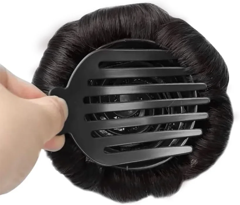 اکستنشن موی گوجه ای قهوه ای BLUSHIA، موی مصنوعی آماده برای عروس، مناسب خانم ها، اکستنشن موی شیک، 1 عدد