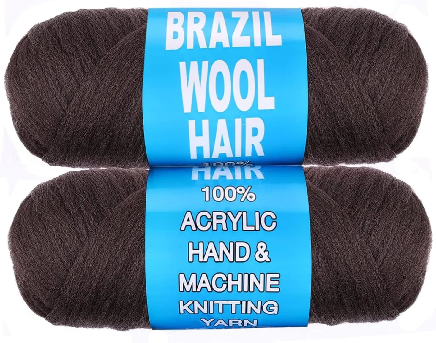 مو بافتنی برزیلی قهوه ای تیره Mscat، 2 رول نخ بافتنی دستی اکریلیک برای زنان سیاه پوست، بافت موی مصنوعی سنگالی، اکستنشن مو با شماره 4