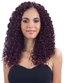 بافت موی مصنوعی فری‌تریس مدل Beach Curl سایز 12 اینچ (بسته 4 عددی، رنگ 1B)
