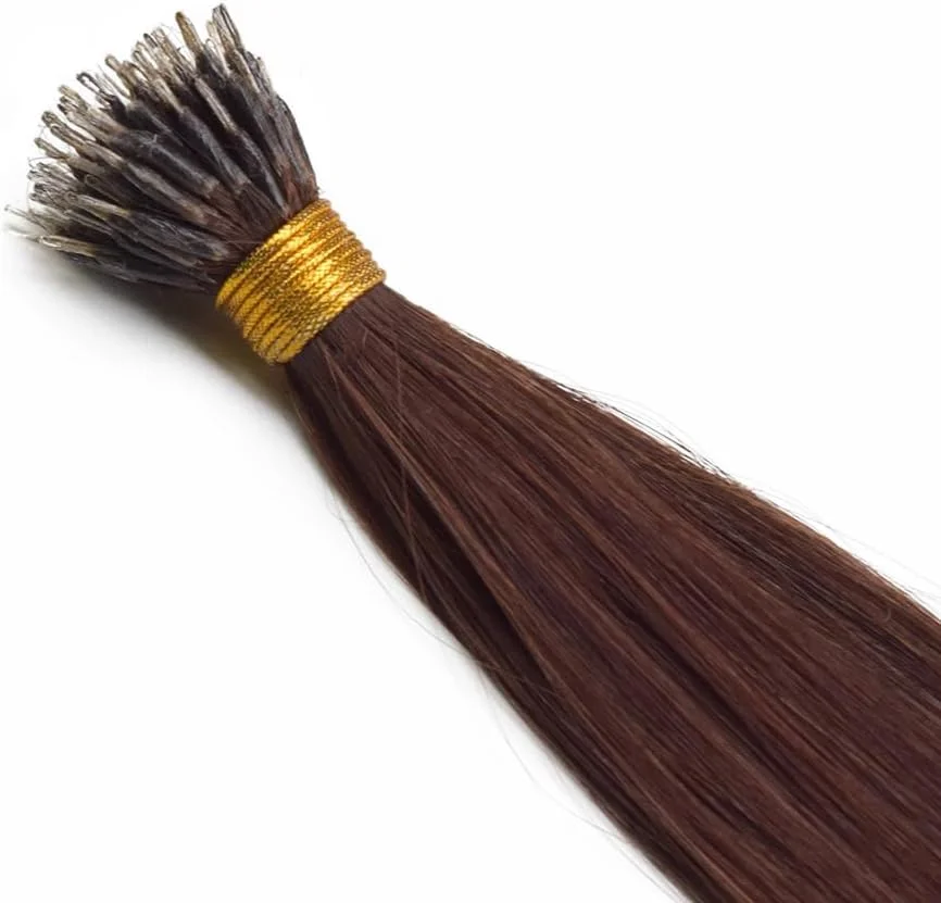 اکستنشن موی طبیعی نانو تیپ Hairarchy برای خانم ها، 40 سانتی متر، مشکی طبیعی (#1B)، 25 شاخه | افزایش فوری طول و حجم | نرم، قابل شستشو و بدون گره